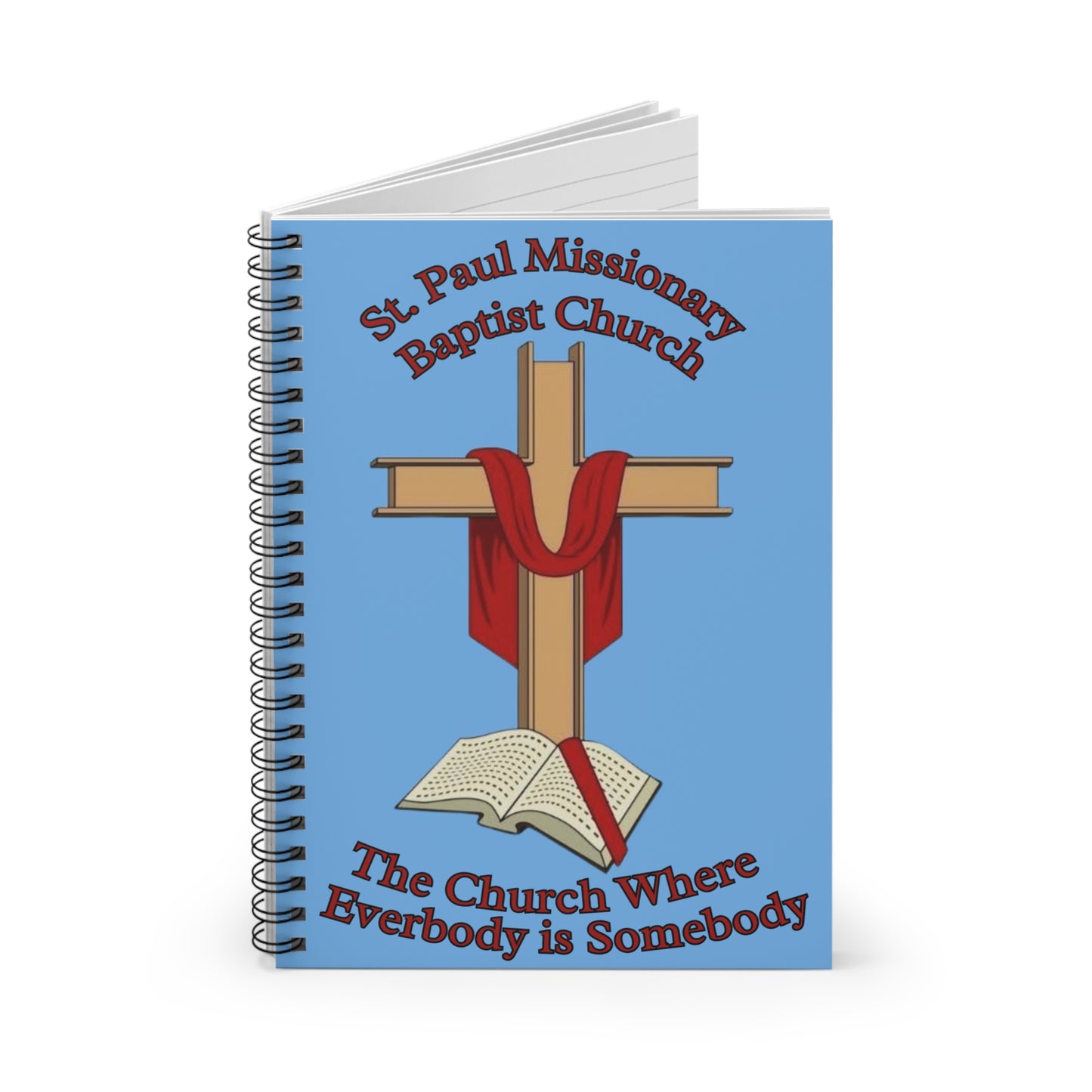 St. Paul Missionary Baptist Church Notebook — Lt. Blue