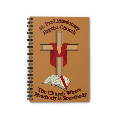 St Paul Missionary Baptist Church Notebook —Brown