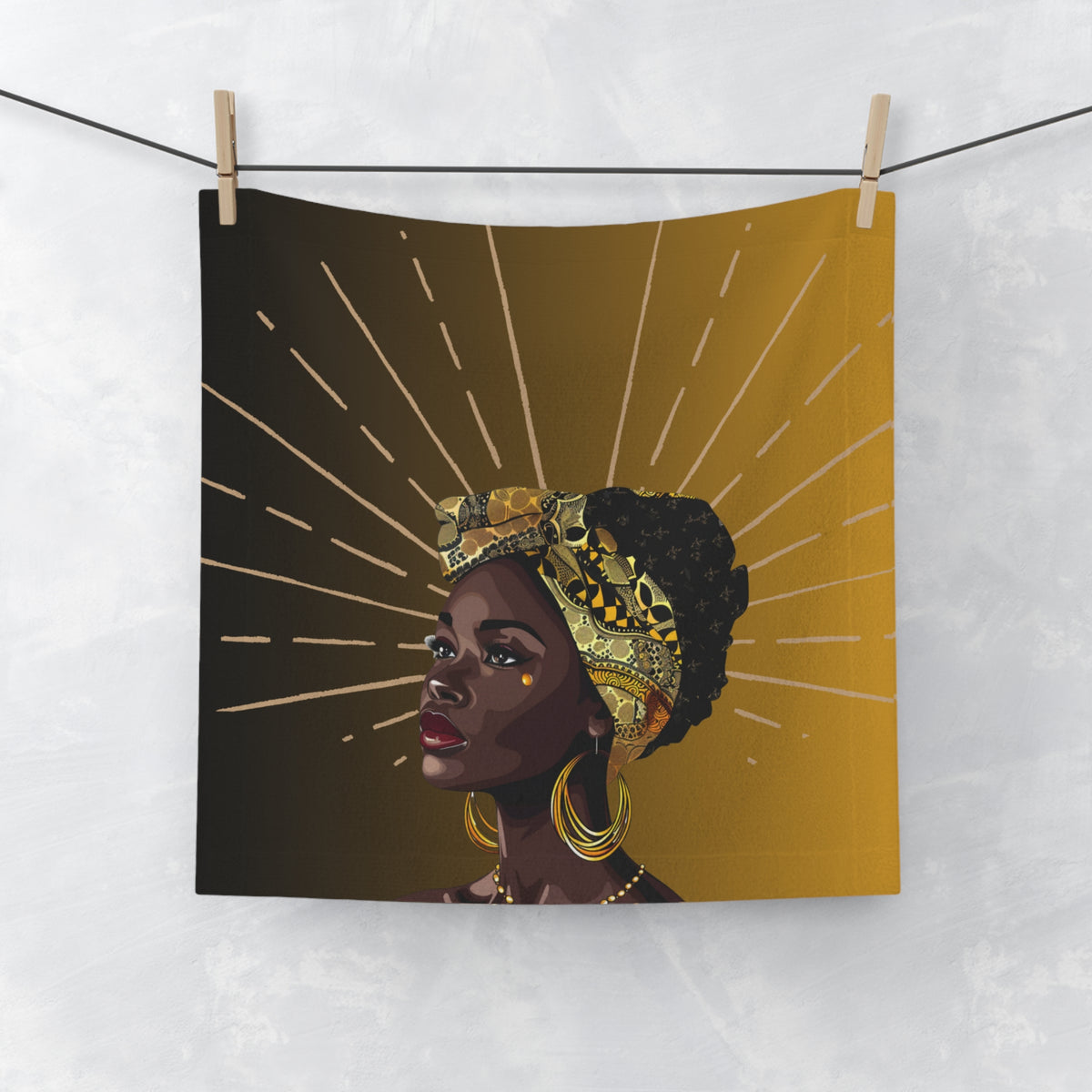 Star-Face Towel