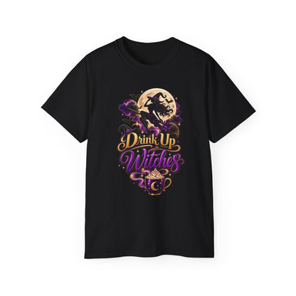 Drink Up Witches-bougie Cotton Tee