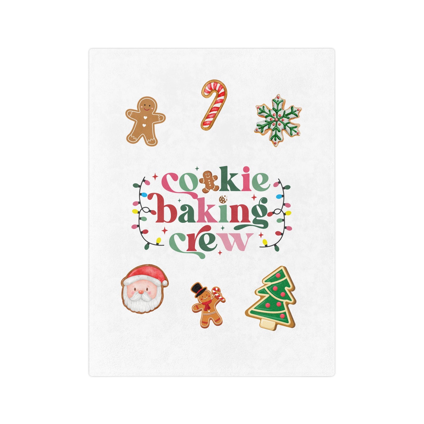 Baking Crew-2 Velveteen Microfiber Blanket (White)