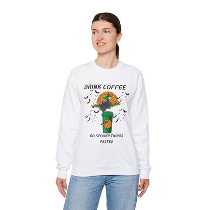 Do Spooky Things Faster-Witch-Sweatshirt