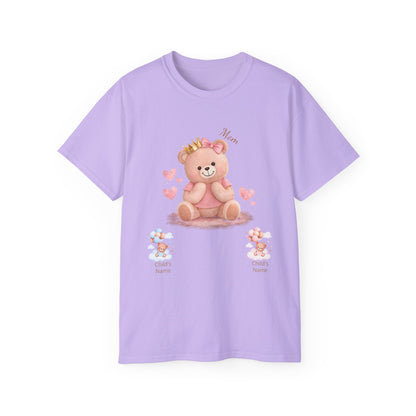 Personalized Mom Bear Tee — Custom Name Baby/Child Shirt