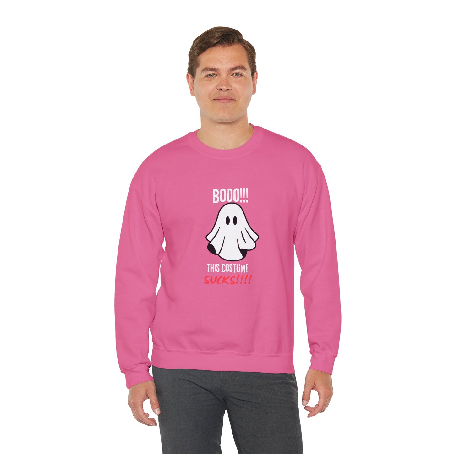 Boo Costume Sucks-Black-Sweatshirt