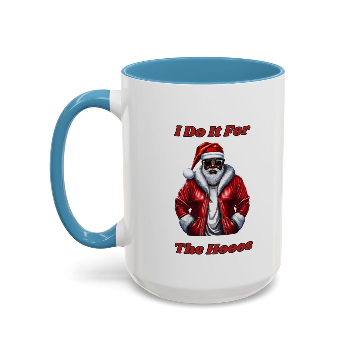 I Do It For The Hoos-Accent Coffee Mug (11, 15oz) (Black)