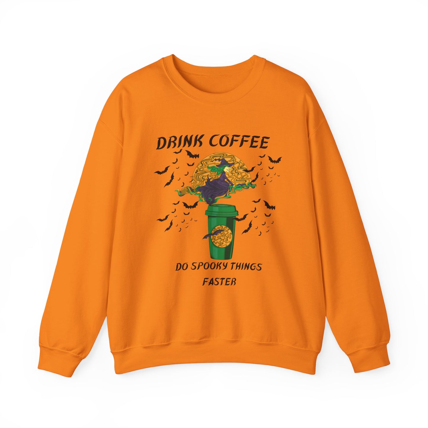 Do Spooky Things Faster-Witch-Sweatshirt