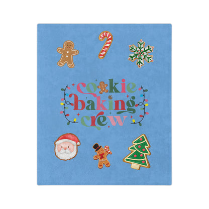 Baking Crew-2 Velveteen Microfiber Blanket (Lt Blue)