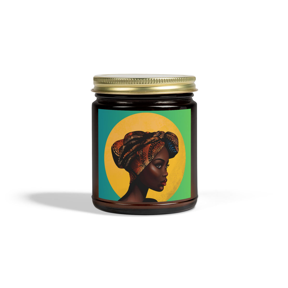 Moon-Scented Candles, Coconut Apricot Wax (4oz, 9oz)