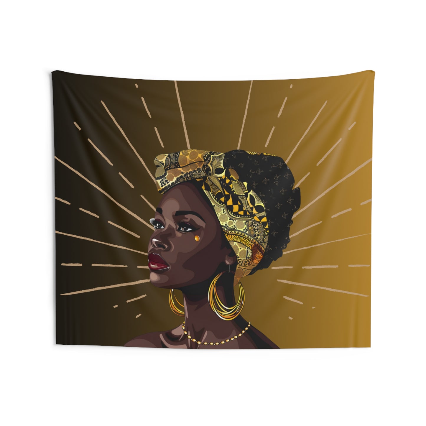 Queen Star Indoor Wall Tapestry - Inspirational Home Decor