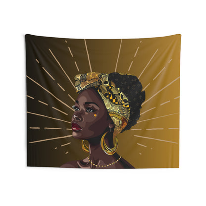 Queen Star Indoor Wall Tapestry - Inspirational Home Decor