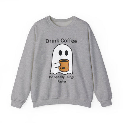 Boo Drink Coffee-Ghost-Sweatshirt
