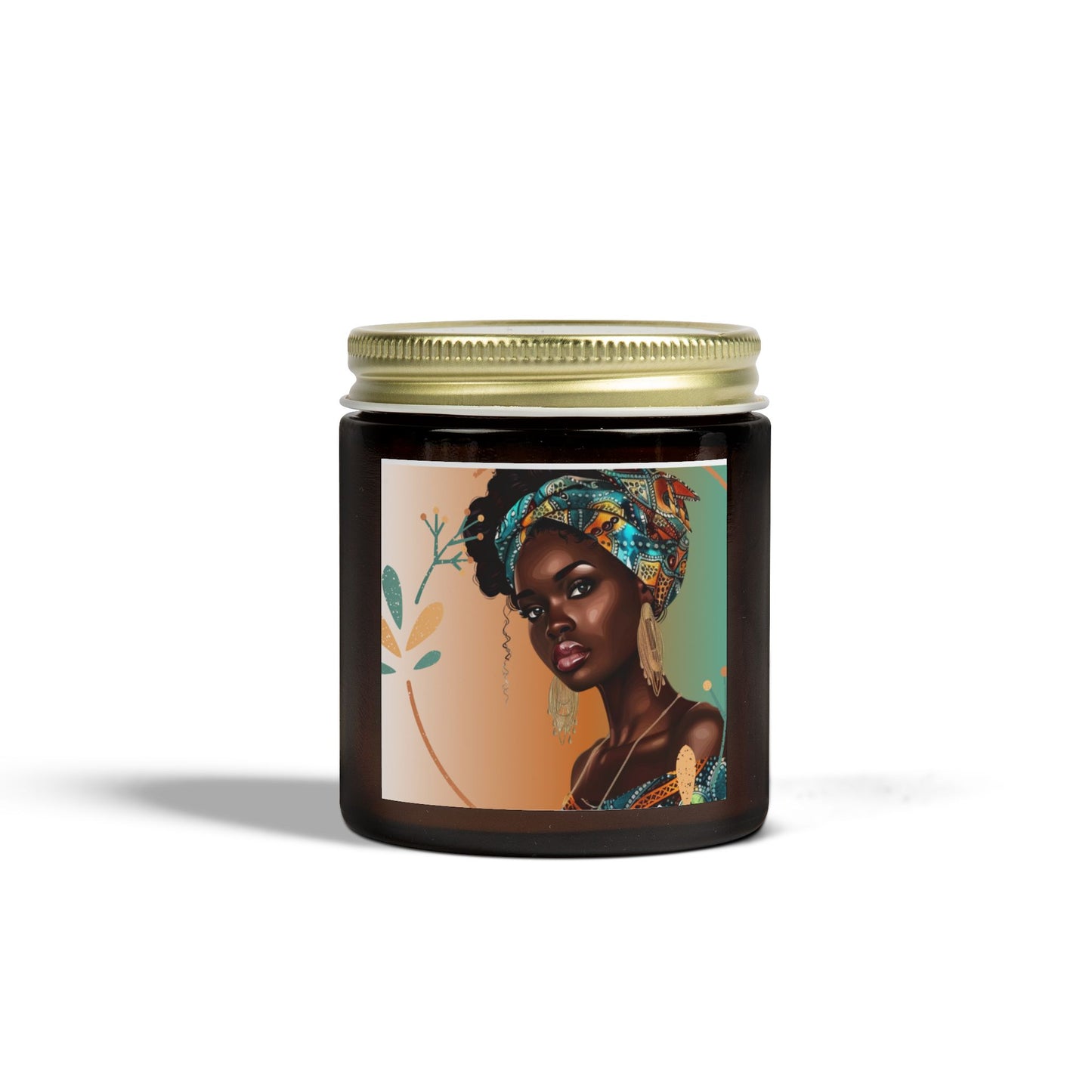 Teal-Scented Candles, Coconut Apricot Wax (4oz, 9oz)