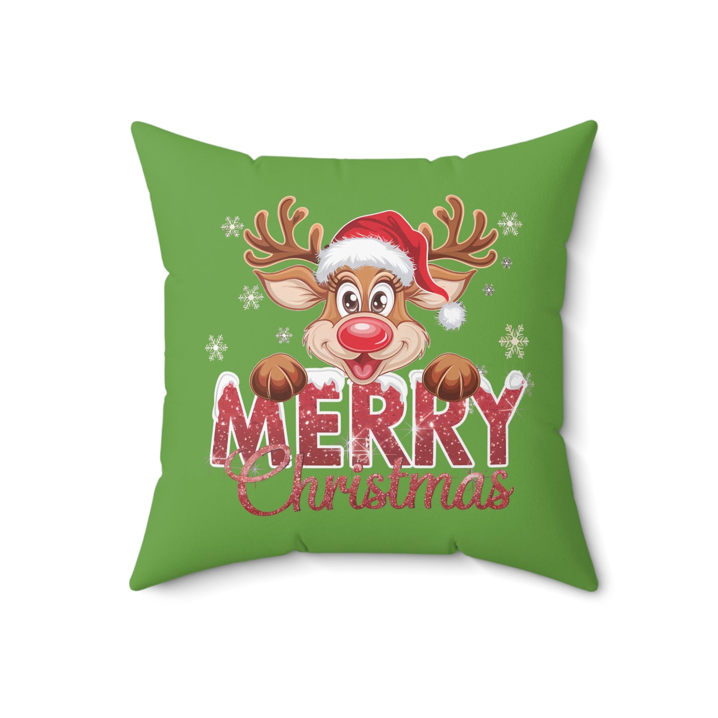 Merry Christmas Rudolf-Green