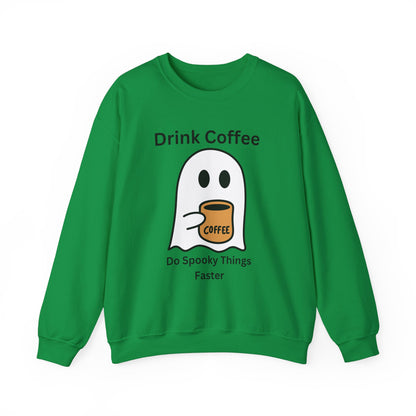 Boo Drink Coffee-Ghost-Sweatshirt