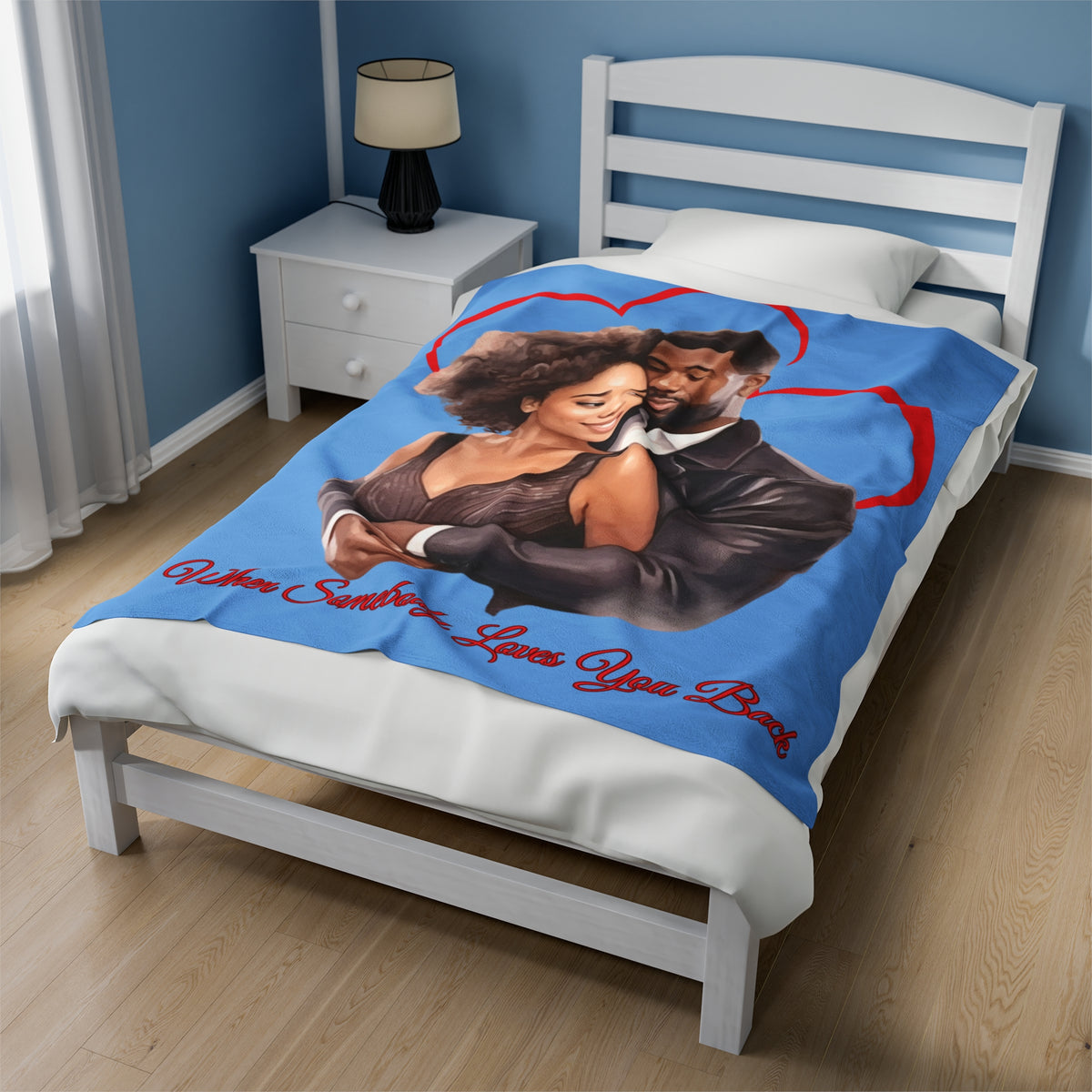 When Somebody Loves You Back-Velveteen Plush Blanket