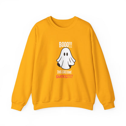Boo Costume Sucks-Black-Sweatshirt