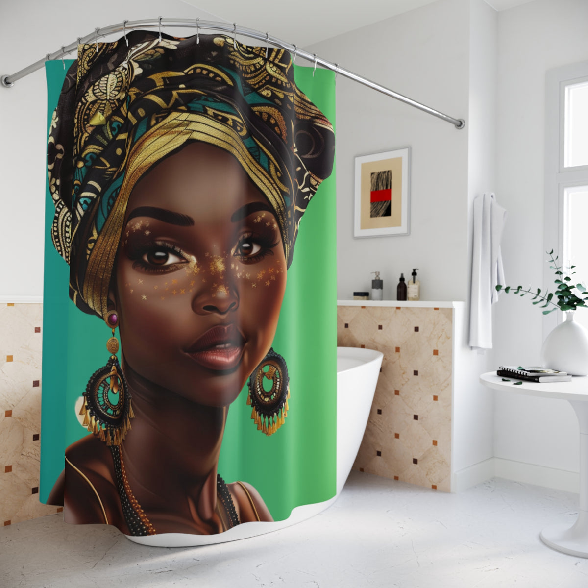 Queen 1-Shower Curtains