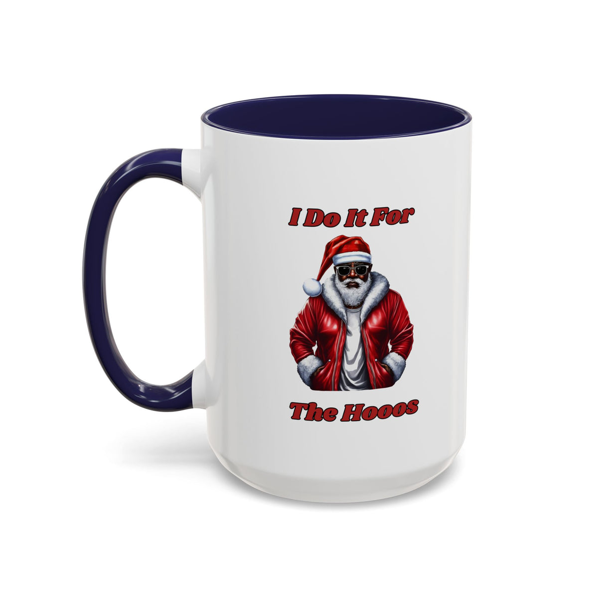 I Do It For The Hoos-Accent Coffee Mug (11, 15oz) (Black)