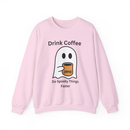 Boo Drink Coffee-Ghost-Sweatshirt