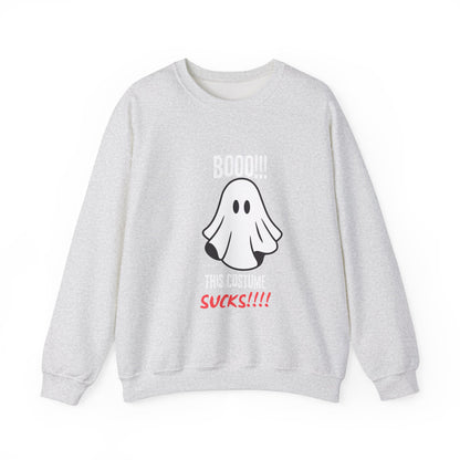 Boo Costume Sucks-Black-Sweatshirt