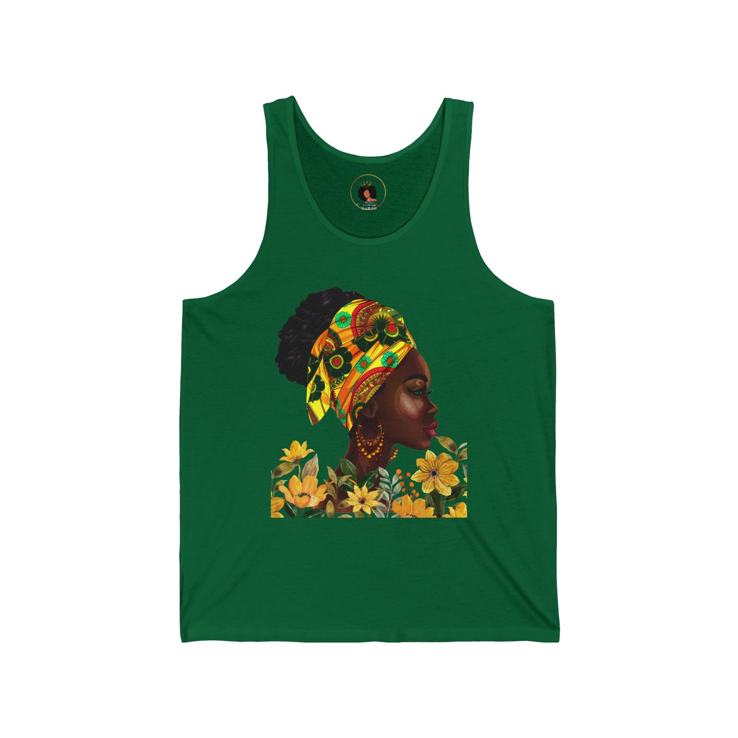 Queen Sunflower Unisex Jersey Tank