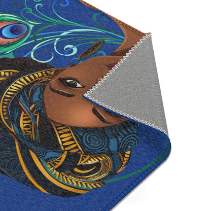 Elegant African Peacock Queen Area Rug