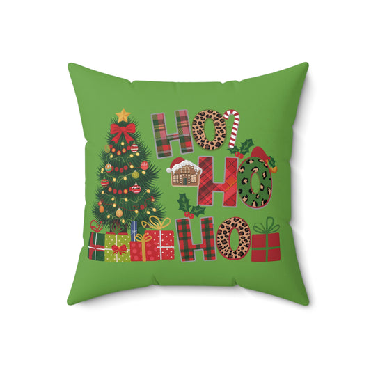 Ho Ho Ho-Christmas Tree-Green