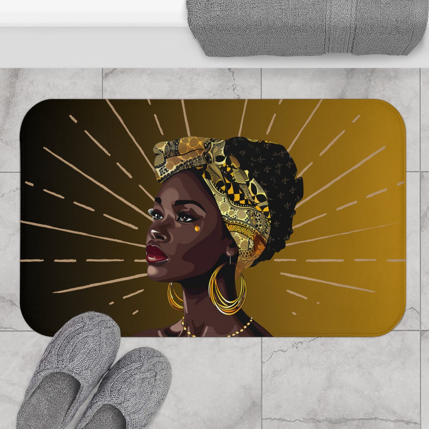 Queen Star Bathmat