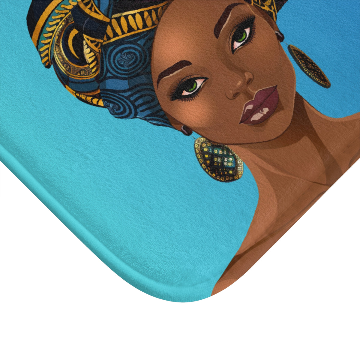 Queen Peacock Bath Mat