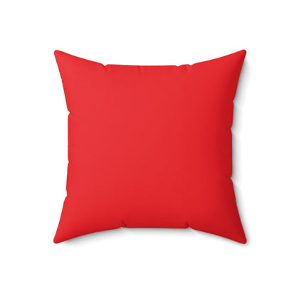They Not Like Us 4- (Red) Spun Polyester Square Pillow