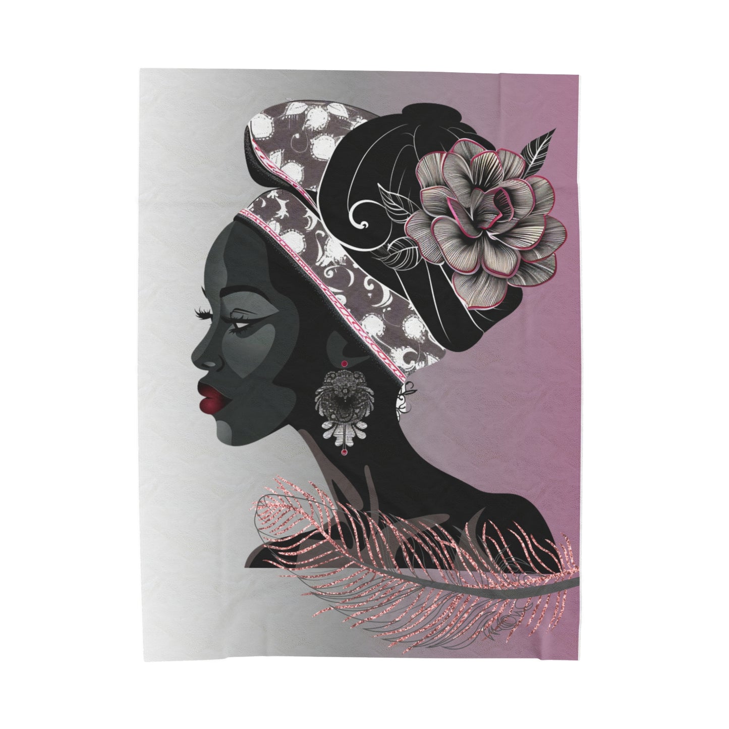 Feather-Velveteen Plush Blanket