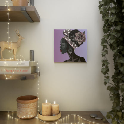 Feather-Canvas Photo Tile