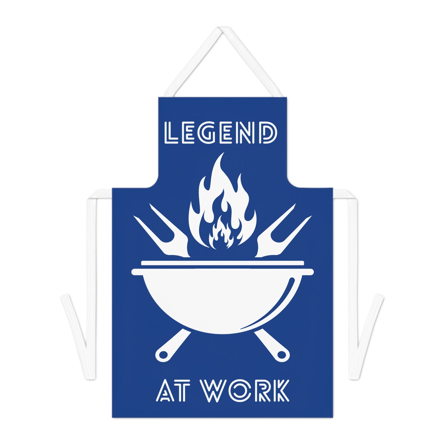 Legend at Work Apron Dk Blue-White