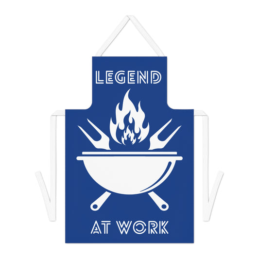 Legend at Work Apron Dk Blue-White