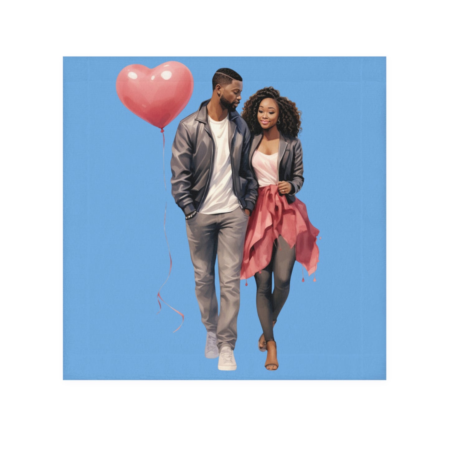 Love Stroll 2-Face Towel