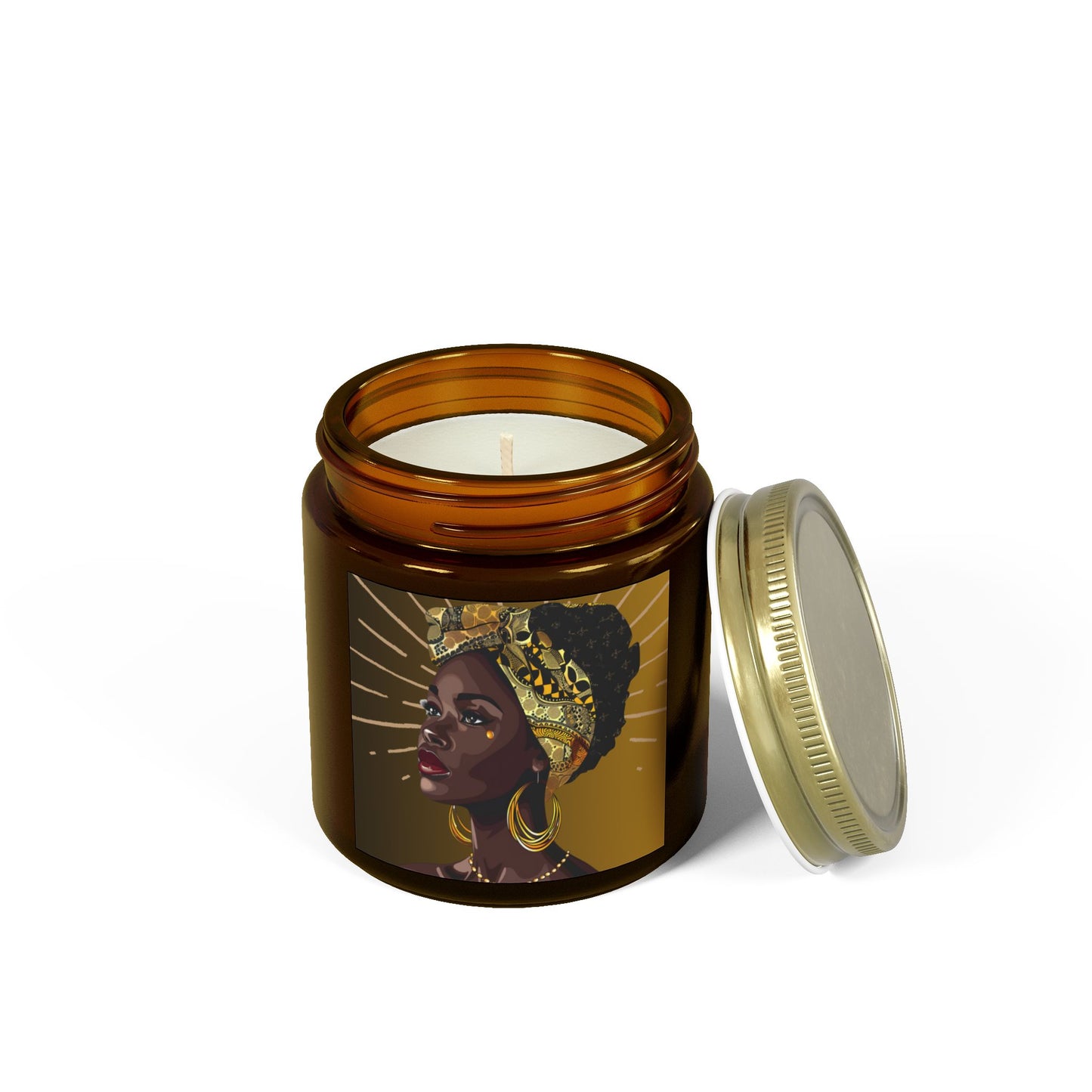 Star-Scented Candles, Coconut Apricot Wax (4oz, 9oz)