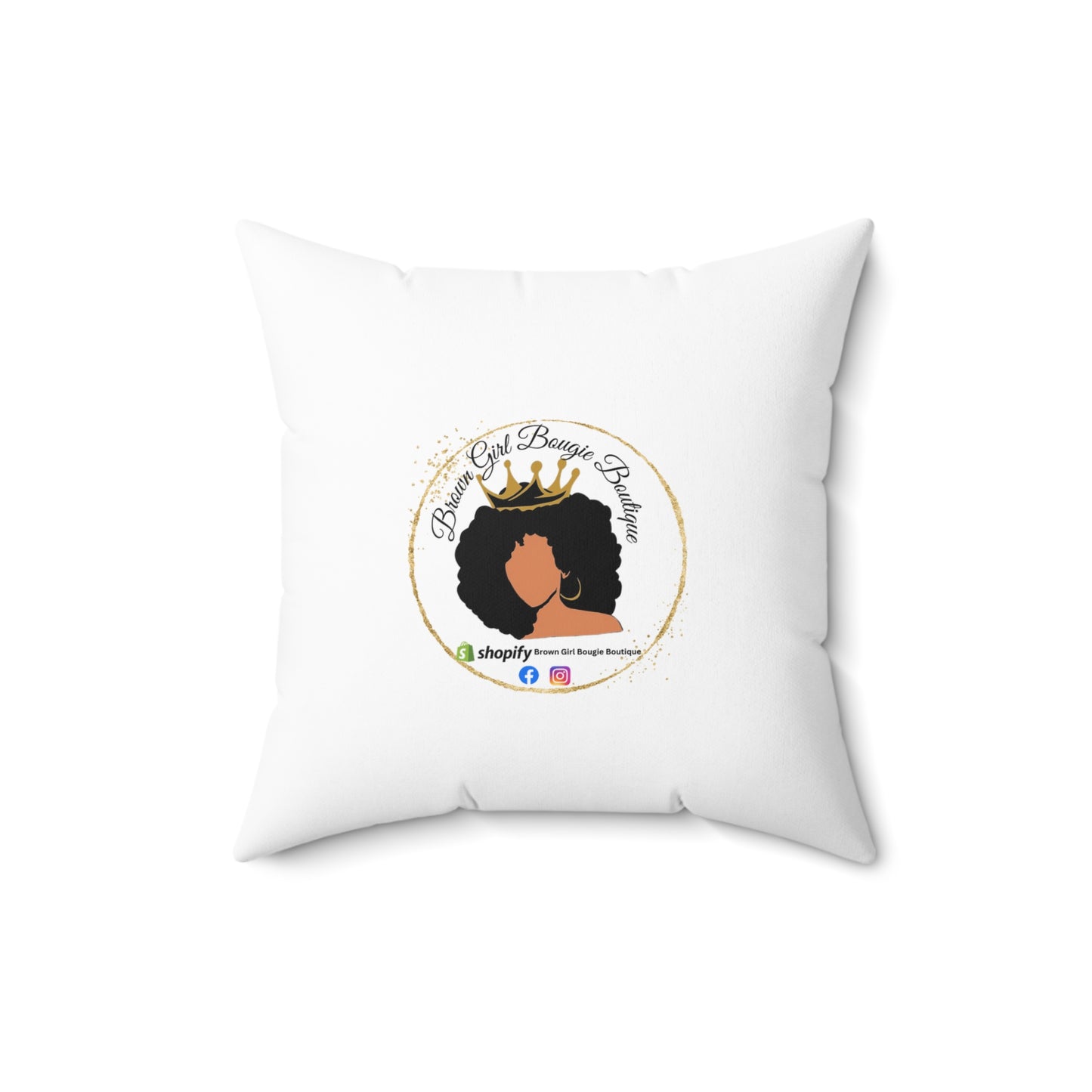 Star-Spun Polyester Square Pillow