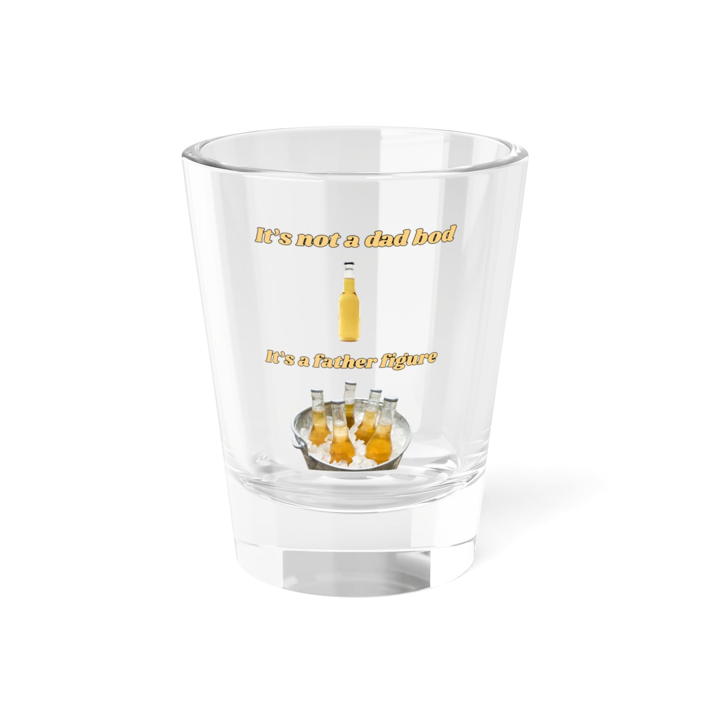 Dad Bod. Funny Shot Glass
