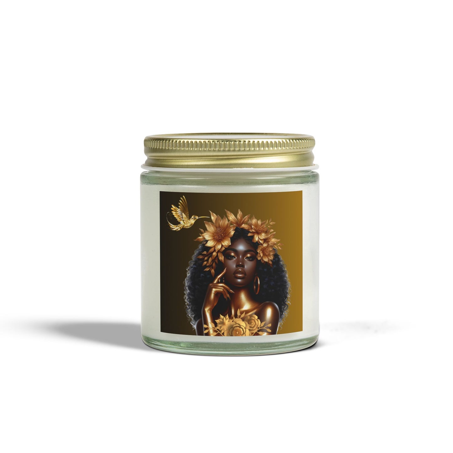 Hummingbird-Scented Candles, Coconut Apricot Wax (4oz, 9oz)