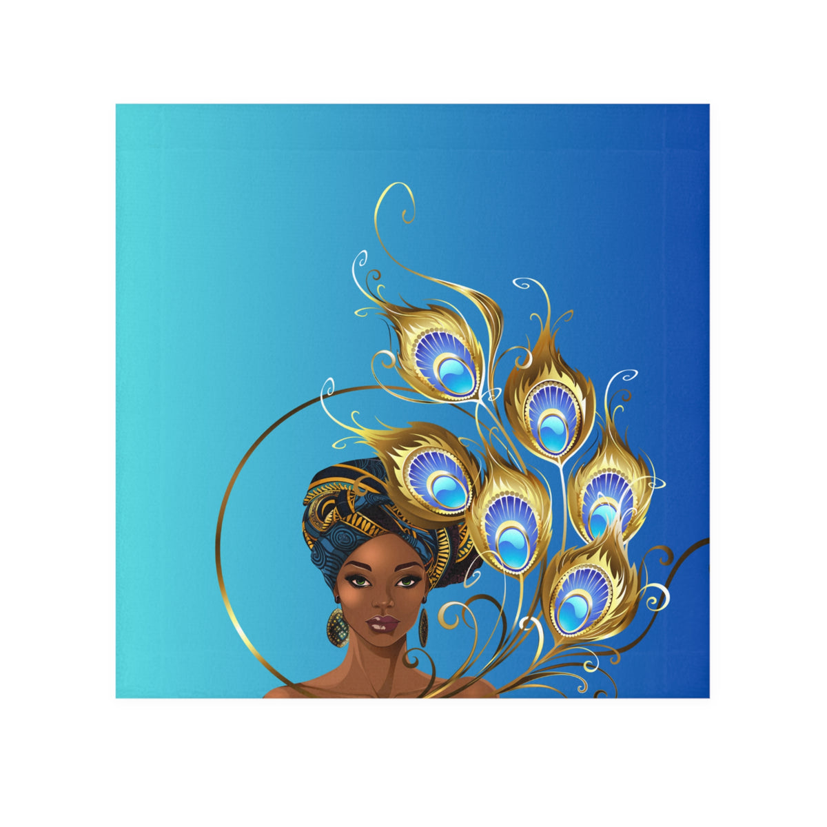 Peacock-Face Towel