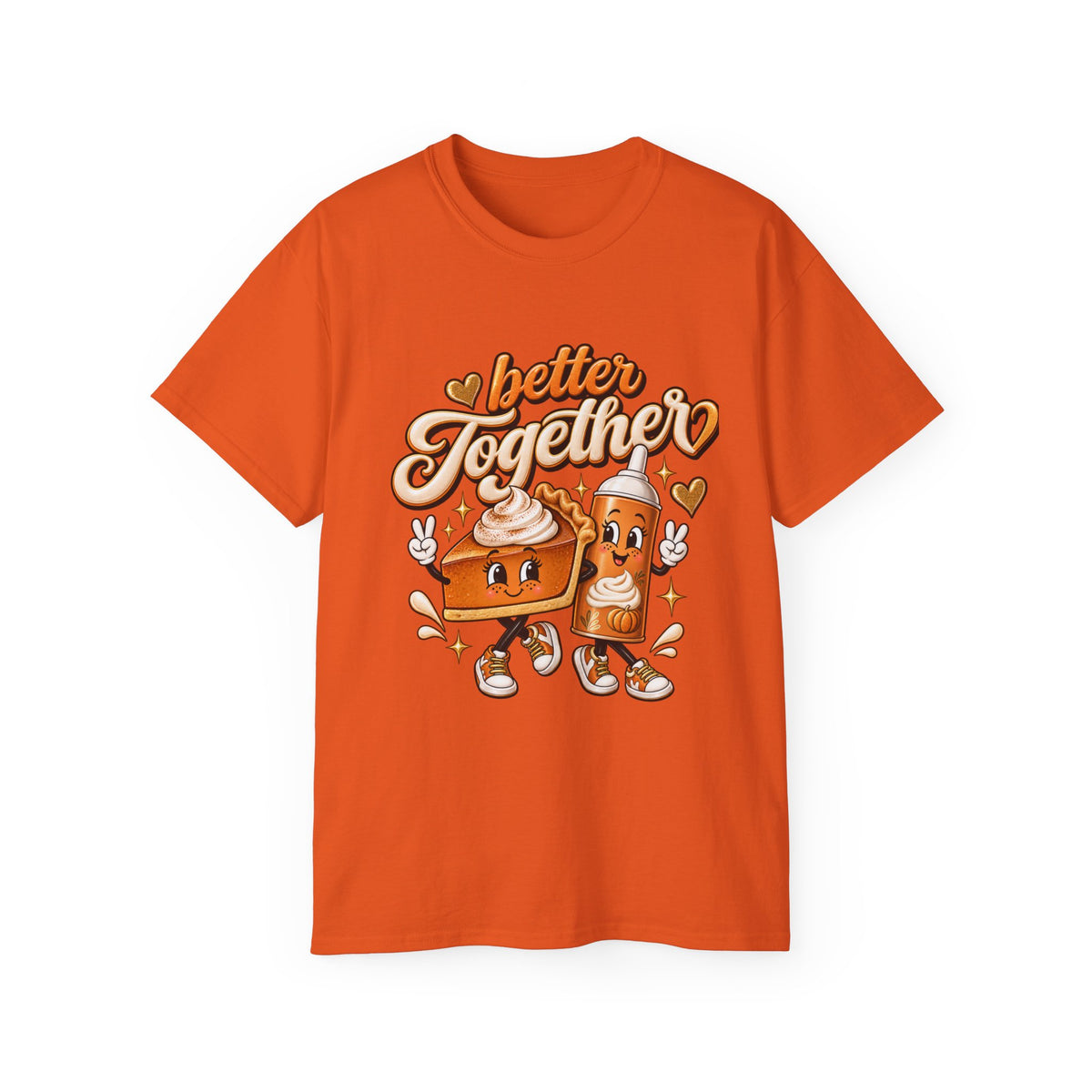 Better Together Pumpkin Pie and Whip Cream T-Shirt