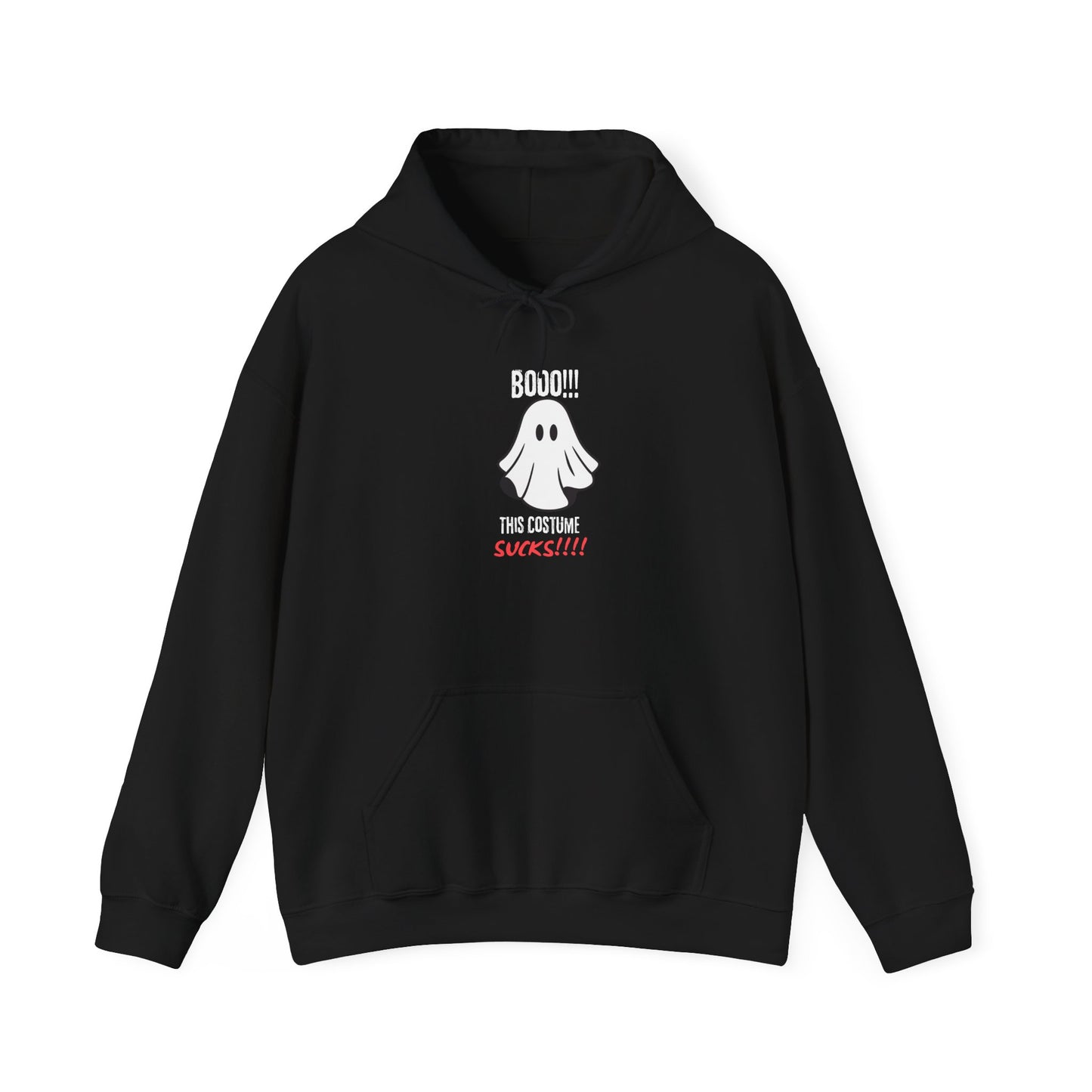 Boo Costume Sucks-Black-Hoodie