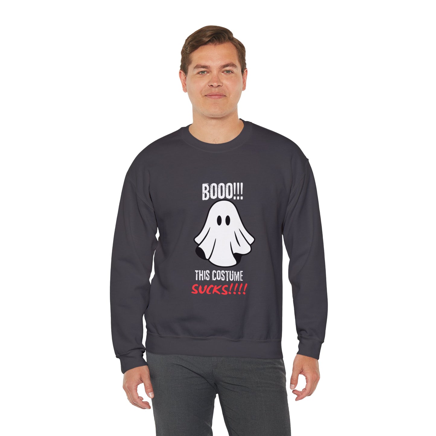 Boo Costume Sucks-Black-Sweatshirt