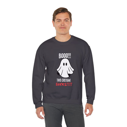 Boo Costume Sucks-Black-Sweatshirt