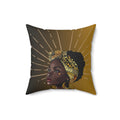 Star-Spun Polyester Square Pillow