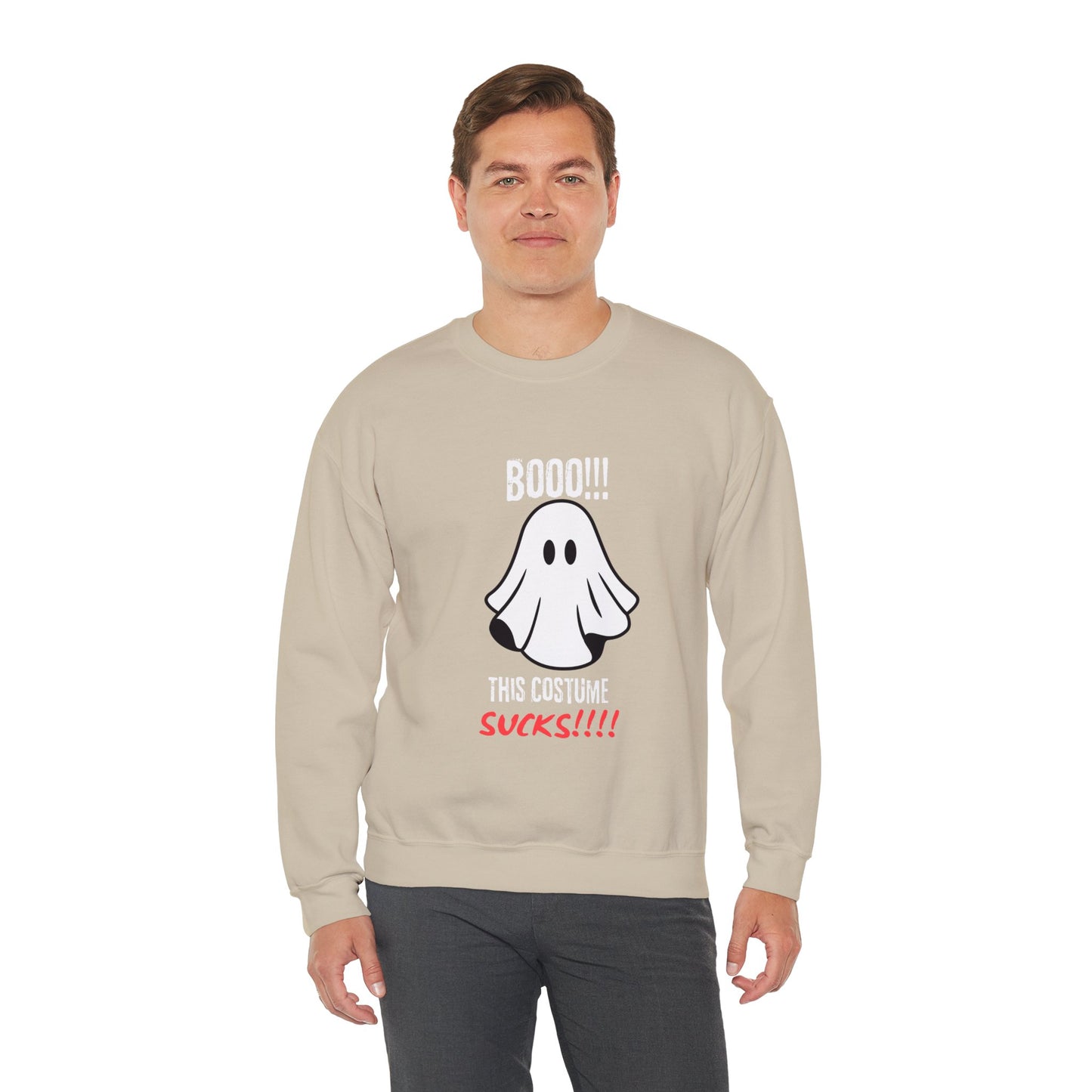 Boo Costume Sucks-Black-Sweatshirt