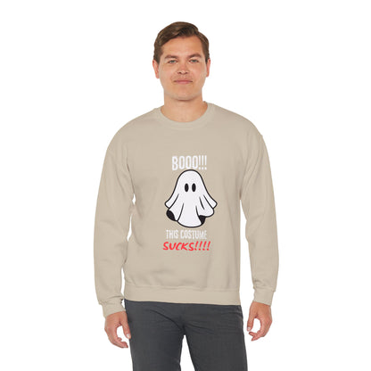 Boo Costume Sucks-Black-Sweatshirt