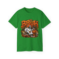 Halloween 'Bruh' Ghost Tee –Enhanced Spooky Pumpkin Skull Graphic T-Shirt