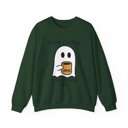 Boo Drink Coffee-Ghost-Sweatshirt