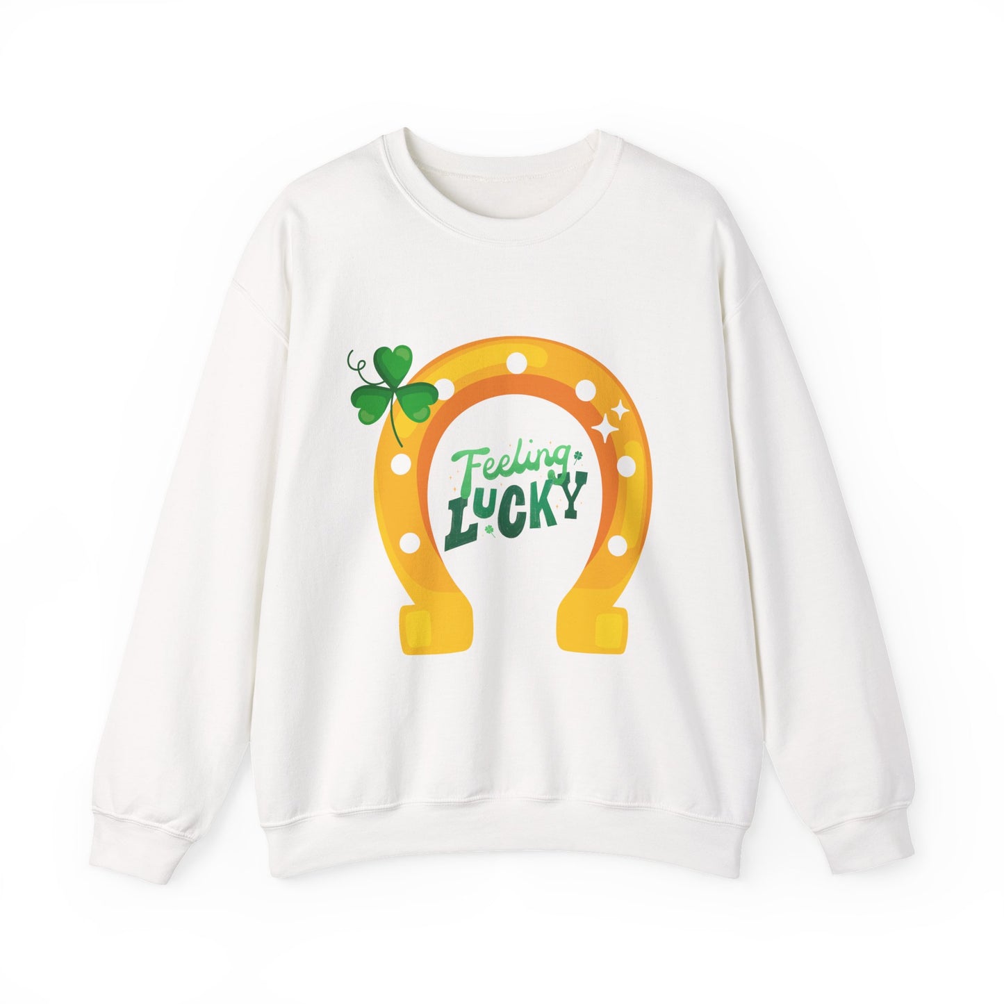 Feeling Lucky Horseshoe Sweatshirt — St. Patrick’s Day